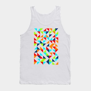 Aesthetic Geometric Pattern - Triangle #8 Tank Top